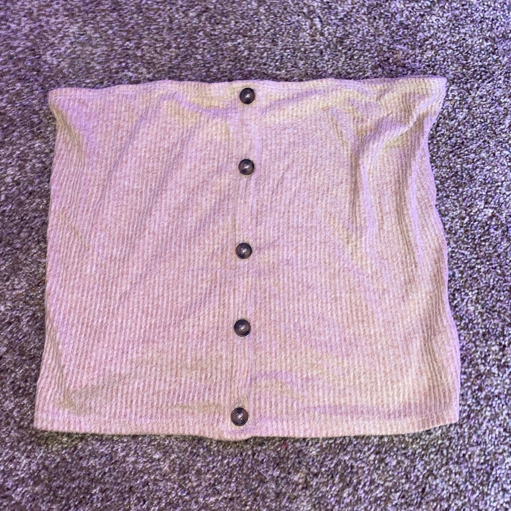 tan tube top